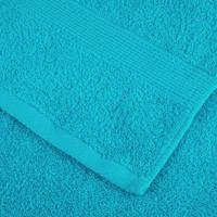 VidaXL Saunadoeken solund 10 st 600 g/m² 80x200 cm turquoise - thumbnail