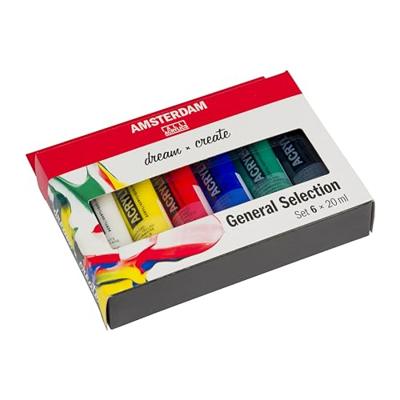 Amsterdam All Acrylics Amsterdam • standard series acrylics algemene selectie set 6x20ml Amsterdam All Acrylics Amsterdam • standard series acrylics algemene selectie set 6x20ml