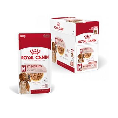 Royal Canin Medium Ageing natvoer hond (in saus) 1 doos (10 x 140 g) - thumbnail