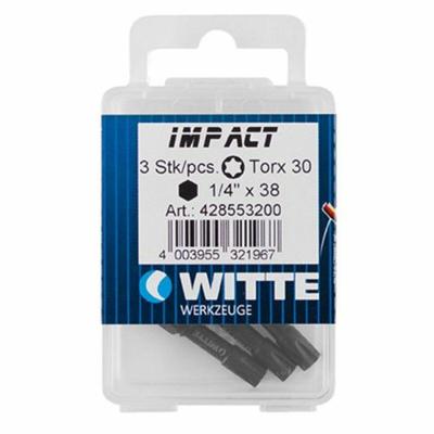 Witte pozidriv bit MAXX Impact [3x] - 1/4&apos;&apos; - PZ 1 - 38 mm