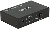 Delock 18683 HDMI UHD-schakelaar 3 x HDMI in > 1 x HDMI uit 4K - thumbnail