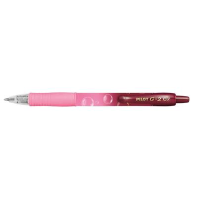 Gelschrijver PILOT G-2 Bubble roze medium blauwschrijvend | 12 stuks