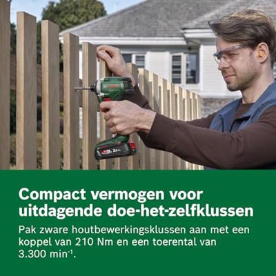 Bosch Home and Garden UID 18V-210 06039E7001 Accu-slagmoersleutel 18 V