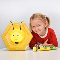 Varta Wandlamp Nachtlamp Maya de Bij voor kinderen met timer - Draadloos op batterijen - Geel - thumbnail