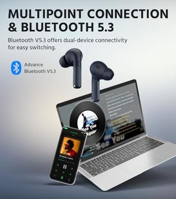 Edifier W260NC In-ear Draadloos Blauw