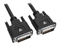 V7 V7DVIDVI-5M-BLK-1E DVI-D naar DVI-D kabel 5m videokabel-adapter - thumbnail