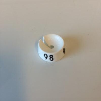 MB wit/zwart 98 voor op kledinghanger
