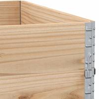 Palletopzetranden 2 st 100x100 cm massief grenenhout - thumbnail