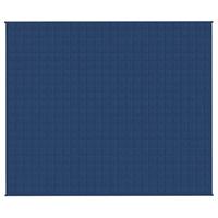 Verzwaringsdeken 220x260 cm 11 kg stof blauw - thumbnail