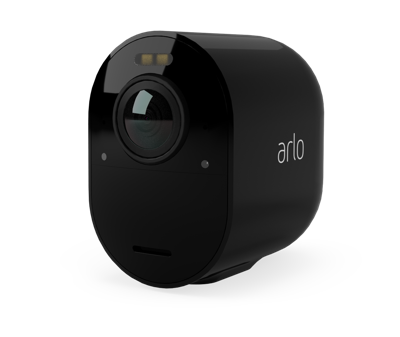 Arlo Ultra 2 draadloze WiFi-beveiligingscamera voor buiten, 4K UHD, 180˚ kleurennachtzicht, sirene, bewegingsdetectie, 2-weg-audio, Smart Hub vereist, incl. proefp. Arlo Secure, 1 cam, zwart