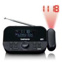 Lenco CR-615 Wekker radio Zwart - thumbnail