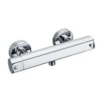VITA thermostatische mengkraan douche, chroom keramisch ½" ventiel bovenstuk uitwisselbaar thermostaat element temperatuurschaal veiligheidsstop op 38°C Innovatieve Keep-Cool technologie bes - thumbnail