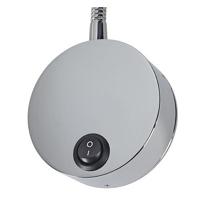 SLV DIO FLEX PLATE 146692 Wandlamp GU10 50 W Halogeen Chroom - thumbnail
