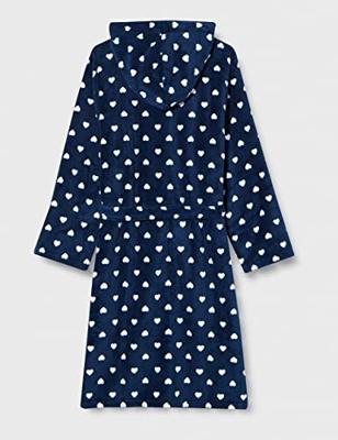 Hartjes kinderbadjas met capuchon-146/152