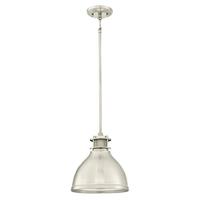 Westinghouse hanglamp vintage gebordindustrieel nikkel met 1 lamp - thumbnail