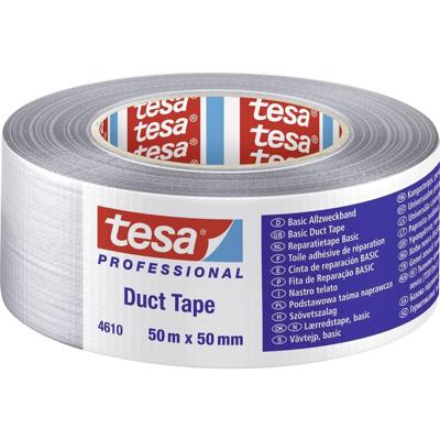 tesa 04610-00000-00 Textieltape tesa Professional Zilver (l x b) 50 m x 50 mm 1 stuk(s)