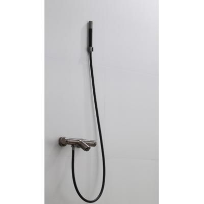 Badkraan Opbouw BWS Exclusive Pro met Staaf Handdouche Set Gunmetal Badkraan Opbouw BWS Exclusive Pro met Staaf Handdouche Set Gunmetal