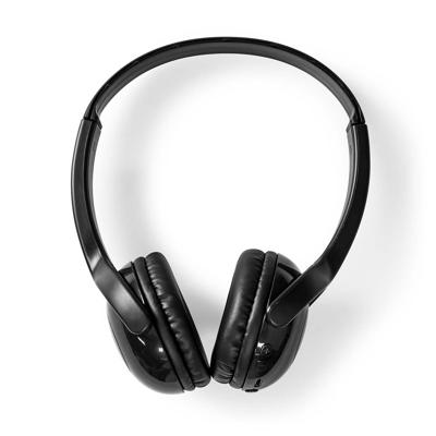 Draadloze On-Ear Koptelefoon | Maximale batterijduur: 8 hrs | Ingebouwde microfoon | Drukbediening | Ondersteuning voor spraakbesturing | Volumebediening | Zwart