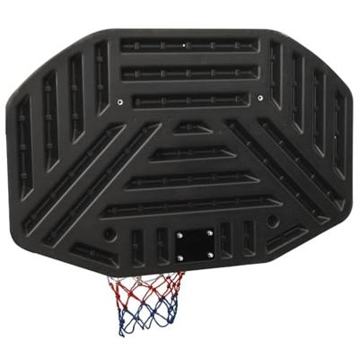 Basketbalbord 109x71x3 cm polyetheen zwart Basketbalbord 109x71x3 cm polyetheen zwart