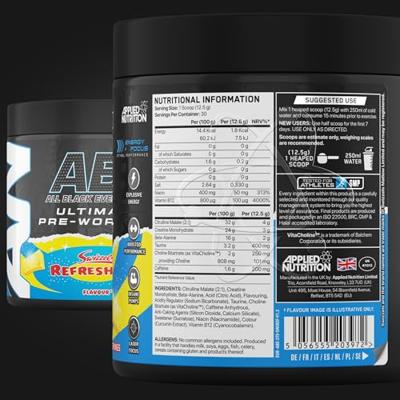Applied Nutrition ABE Ultimate Pre-Workout Swizzels Refreshers Lemon (30 servings) - thumbnail