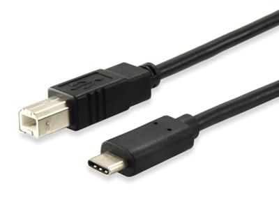 Equip USB 2.0 kabel B->C m/1, 0m Type C polybag