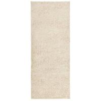VidaXL Vloerkleed pamplona shaggy hoogpolig modern 80x200 cm goudkleur - thumbnail
