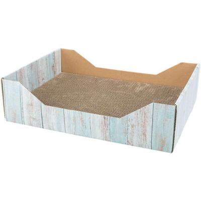 Trixie krabmand karton catnip turquoise