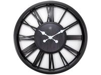 NeXtime NX-7346ZW Wandklok NXt Quebec Dia 51cm Kunststof Zwart - thumbnail