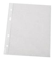 Q-CONNECT geperforeerde showtas A5 4-gaatsperforatie glashelder 100 micron pak van 100 stuks - thumbnail