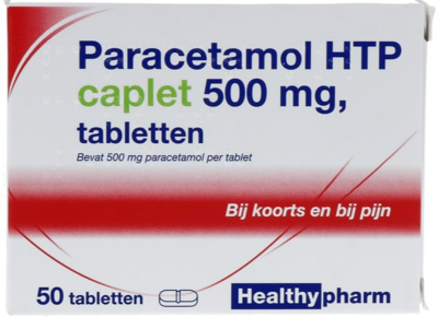 Healthypharm Paracetamol caplet 500 50 Stuks