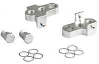 Mirage crankverkorters met rvs bouten aluminium t6 zilver - thumbnail