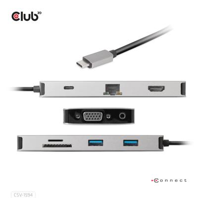 club3D CSV-1594 USB4 dockingstation