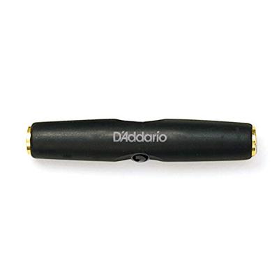 Planet Waves PW-P047T Coupler Adapter Dubbele Jack Koppeling 6,3 mm Zwart