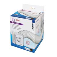 Scanpart luchtafvoerslang set droger PVC 100mm 3,0m Droger accessoire Wit - thumbnail