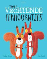 Twee vechtende eekhoorntjes - thumbnail