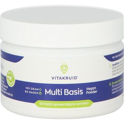 Vitakruid Multi Basis Vegan poeder met natuurlijke vormen