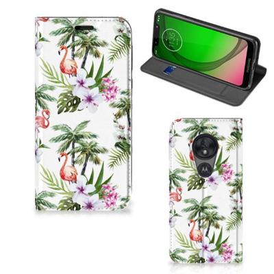 Motorola Moto G7 Play | Hoesje maken | Flamingo Palms