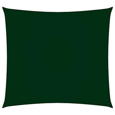VidaXL Zonnescherm vierkant 2,5x2,5 m oxford stof donkergroen