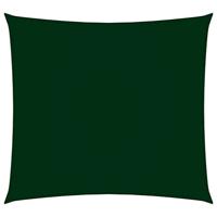 VidaXL Zonnescherm vierkant 2,5x2,5 m oxford stof donkergroen - thumbnail