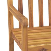 Tuinstoelen 8 st 56x55,5x90 cm massief acaciahout - thumbnail