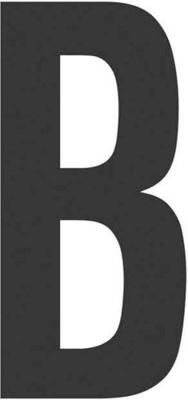 RZB 99223.013.B Letter „B” groot 120 mm 1 stuk(s)