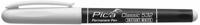 Pica 532/52 Permanent Pen 1-2mm rond wit,10st. - thumbnail