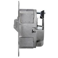 Netwerkaansluiting cat6A 1 x 8 polig RJ45 met inzetplaat Gira E2 zwart - thumbnail