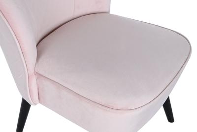 Armstoel DKD Home Decor Zwart Licht Roze Hout 60 x 70 x 78 cm Armstoel DKD Home Decor Zwart Licht Roze Hout 60 x 70 x 78 cm