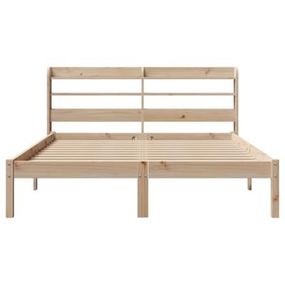 Bedframe zonder matras massief grenenhout 160x200 cm