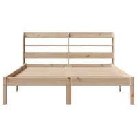 Bedframe zonder matras massief grenenhout 160x200 cm - thumbnail
