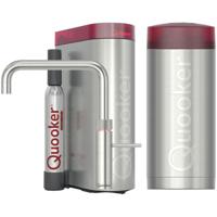Quooker Fusion Square Keukenkraan Set - Kokend Warm- en Koud Water - RVS - Inclusief COMBI Reservoir & CUBE - Direct Gekoeld Bruisend Water - thumbnail