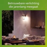 Wandlamp Philips sunera Zwart 25 W Aluminium E27 - thumbnail