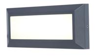 Lutec Helena LED-Wandlamp (grijs) - thumbnail