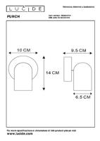 Lucide PUNCH - Plafondspot - 1xGU10 - Wit - thumbnail